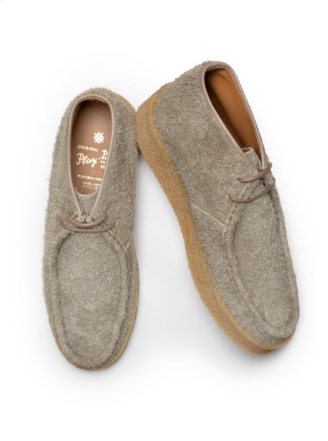 The Original Playboy The Original Style 12 The Original Moc Boot Taupe suede