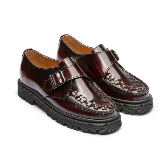 TOC1936 The Talia Monk Shoe Bordo polido