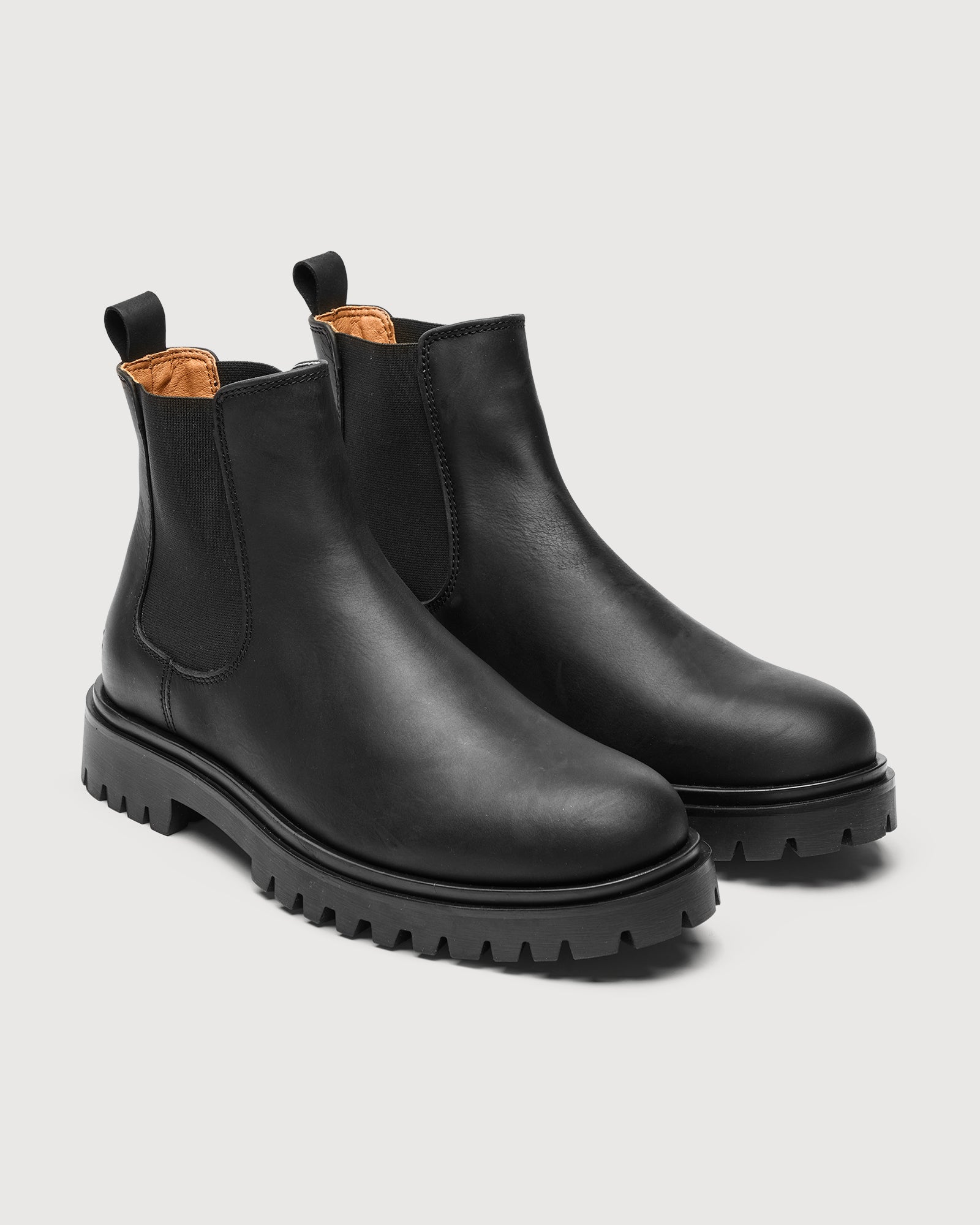 Original Playboy Wien Chelsea boots Black Crazy horse leather