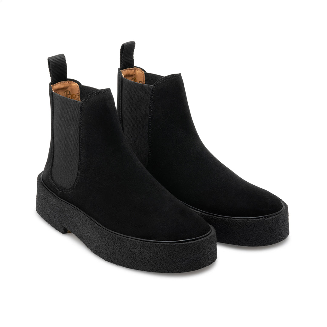 The Original Playboy Women's style ORG.75 The Original Women's Chelsea boot Black suede