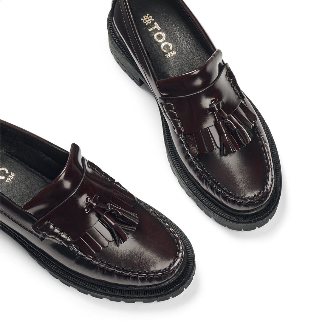 TOC1936 Women's style The Lula Women´s loafers Bordo polido