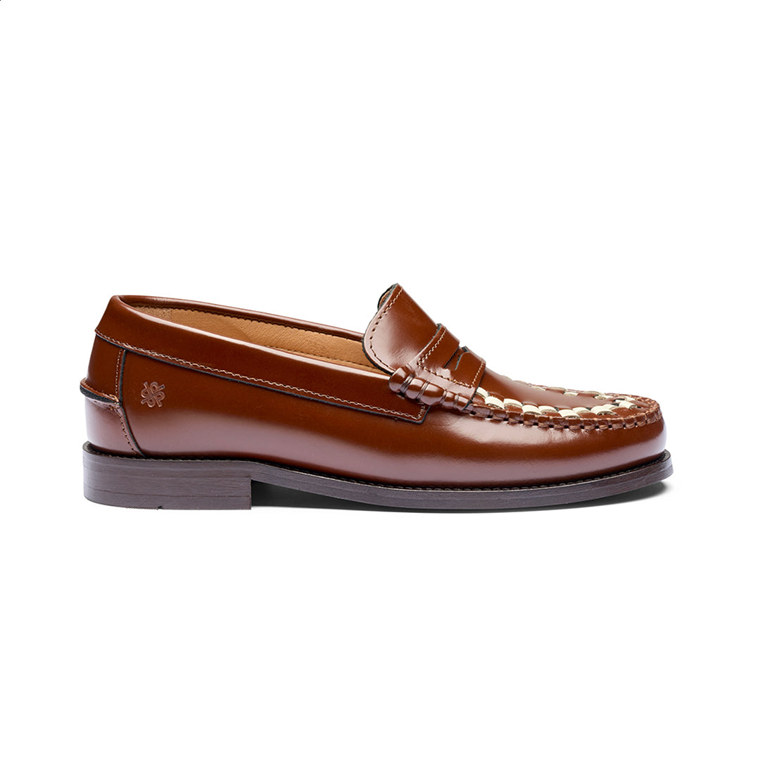 TOC1936 Women's style The Norah Women´s loafers Brown/White polido
