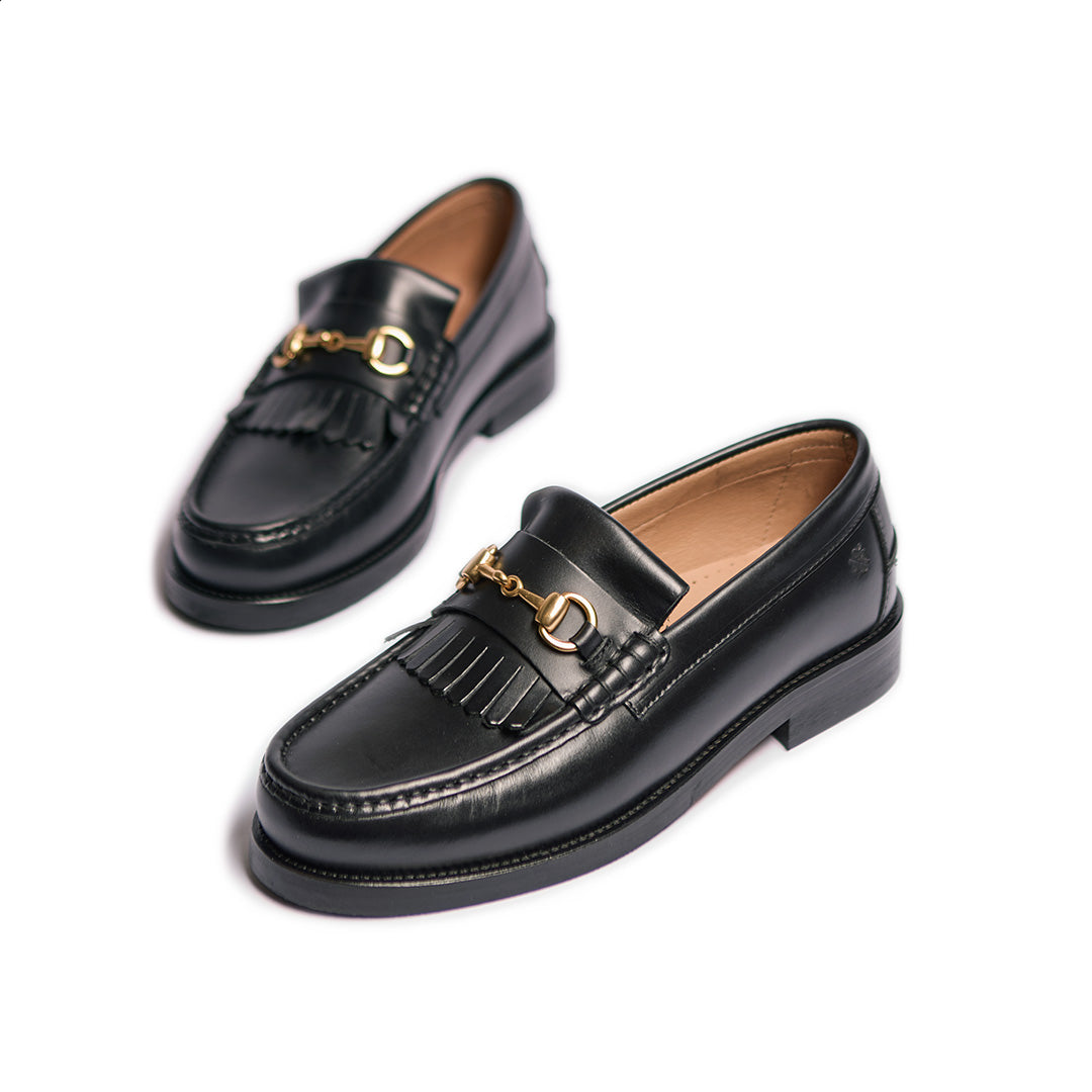 TOC1936 Women's style The Valerie Women´s loafers Black leather