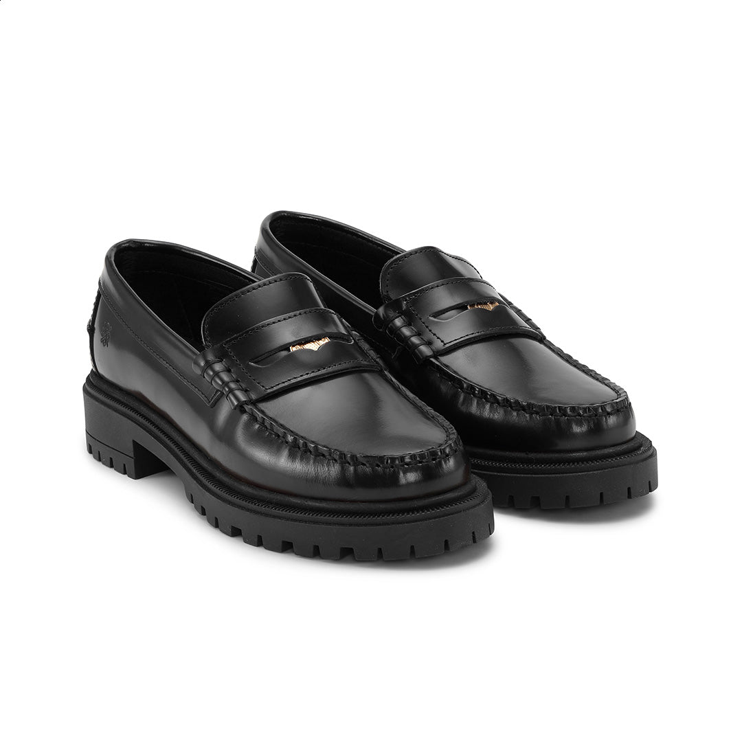 TOC1936 Women's style The Brigitte Women´s loafers Black polido